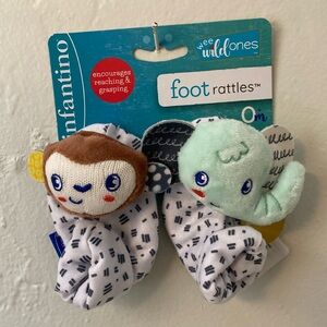 Infantino Foot Rattles 0+m